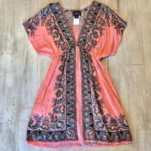 Medium ANGIE V NECK DRESS/COVERUP
